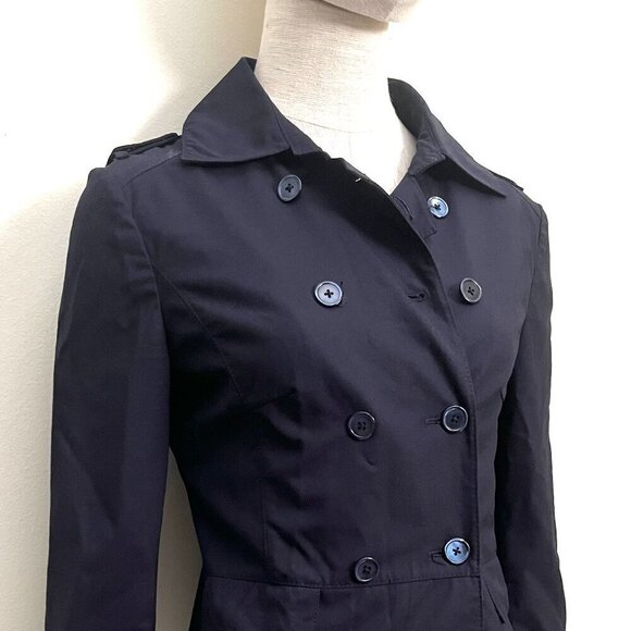 $3750 BELVEST DOUBLE BREASTED NAVY BLUE JACKET 4 - Picture 3 of 15
